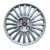 Coppa ruota  cerchio 15" per Fiat  GRANDE  PUNTO con  logo  Fiat colore rosso.