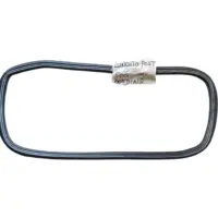 Guarnizione lunotto con profilo inserto cromato per FIAT 500 dal 1957 al 1976. - immagine 1